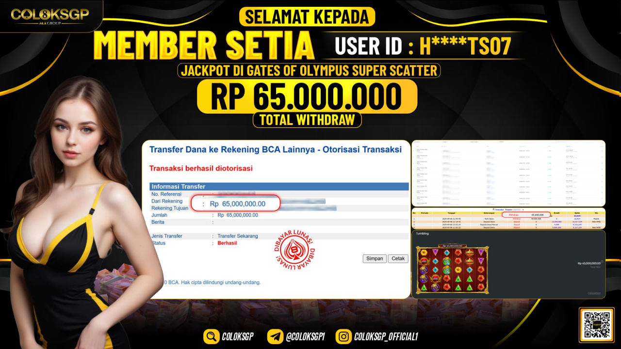 COLOKSGP JACKPOT SLOT GATES OF OLYMPUS SUPER SCATTER