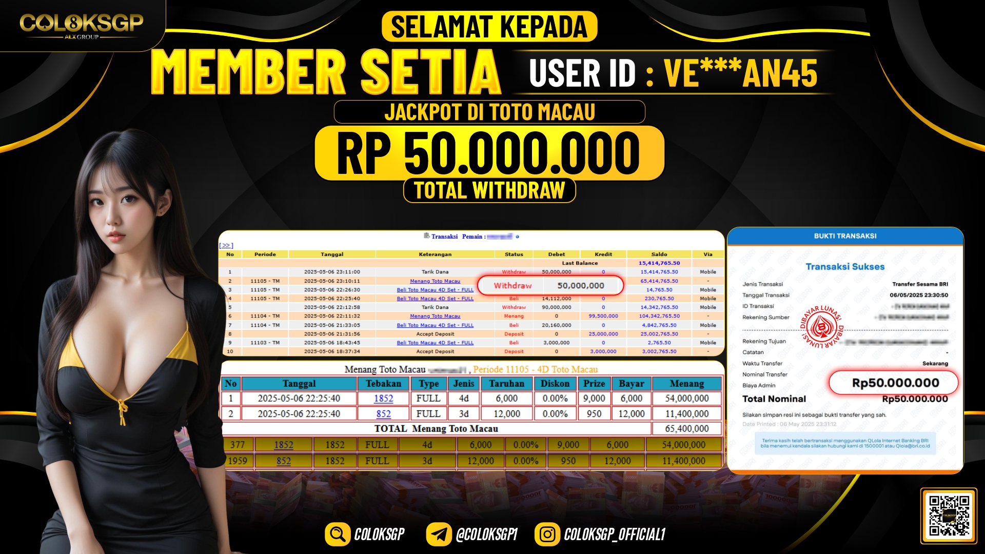 COLOKSGP JACKPOT TOTO MACAU