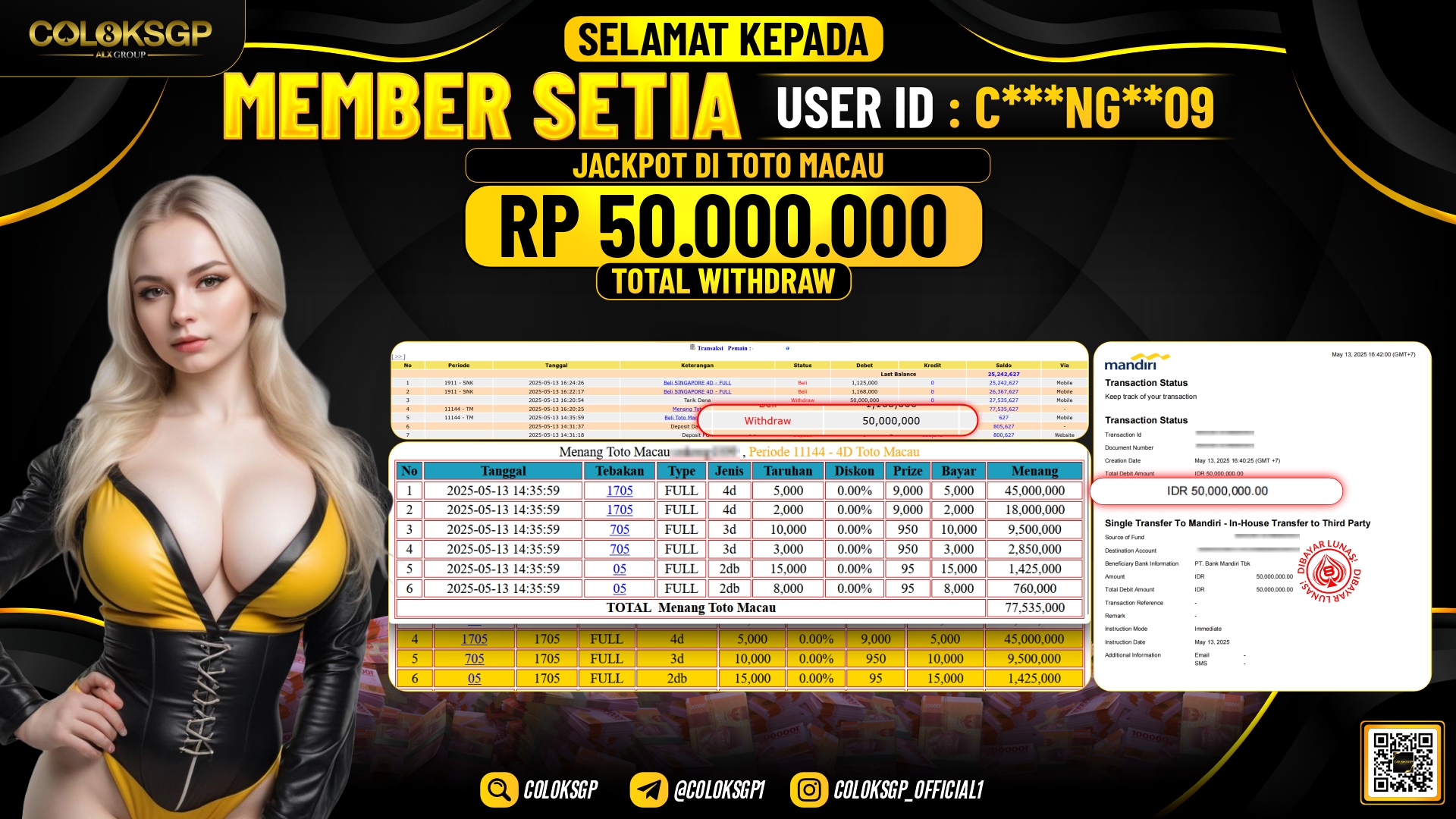 COLOKSGP JACKPOT TOTOMACAU 4D