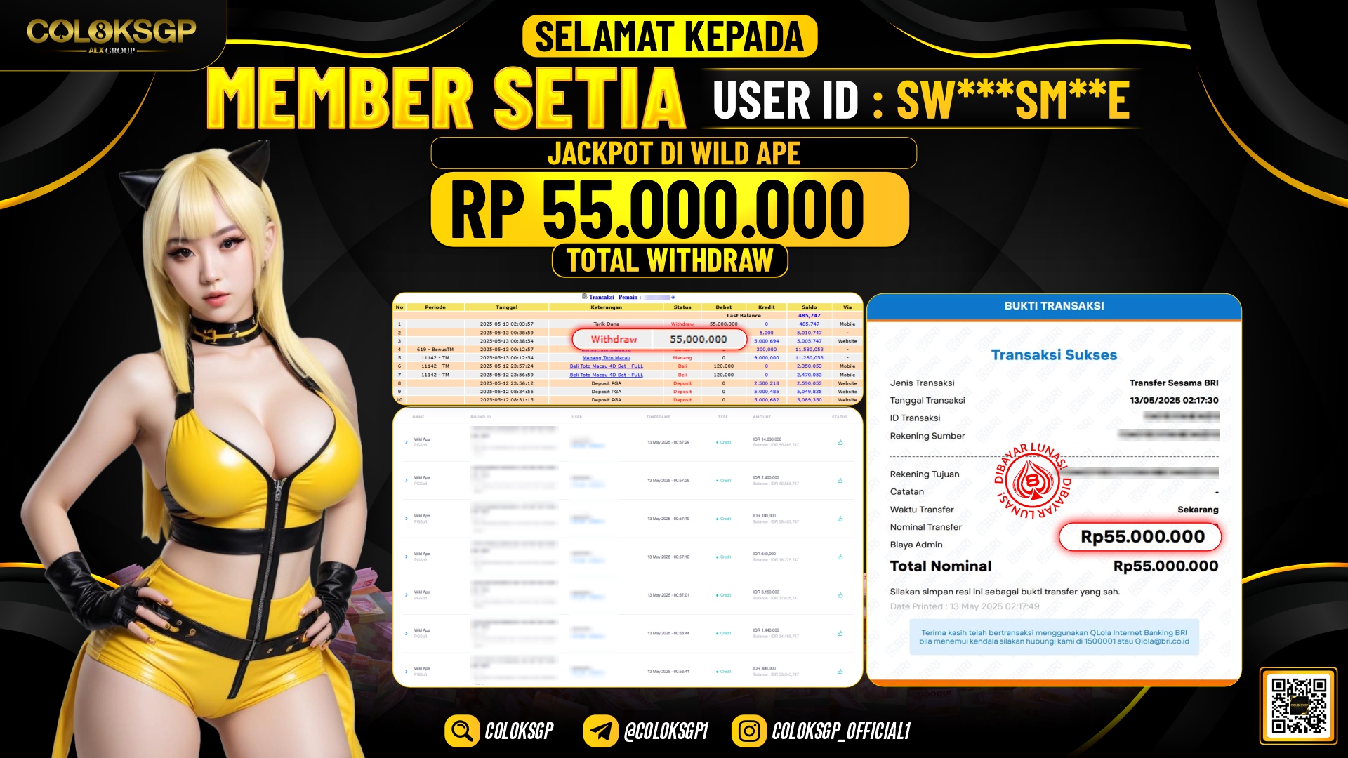 COLOKSGP JACKPOT SLOT WILD APE