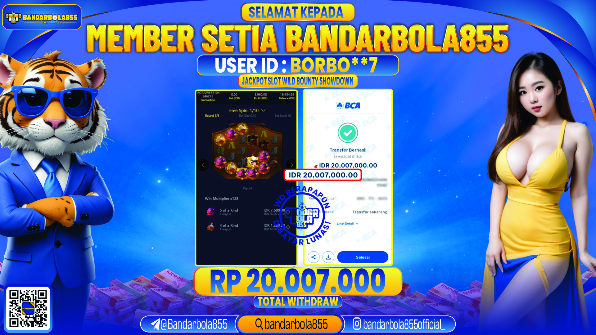 🎖 JACKPOT DI BANDARBOLA855 🎖