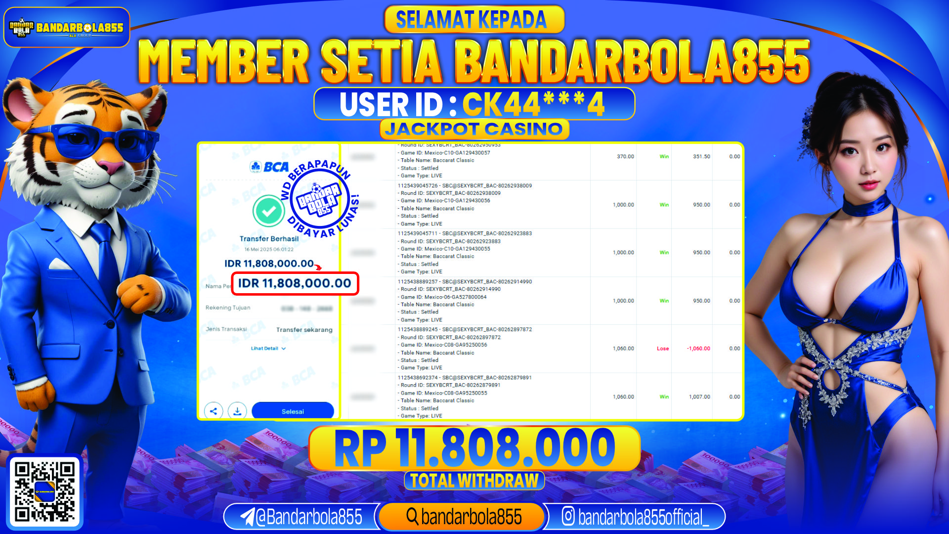 🎖 JACKPOT DI BANDARBOLA855 🎖