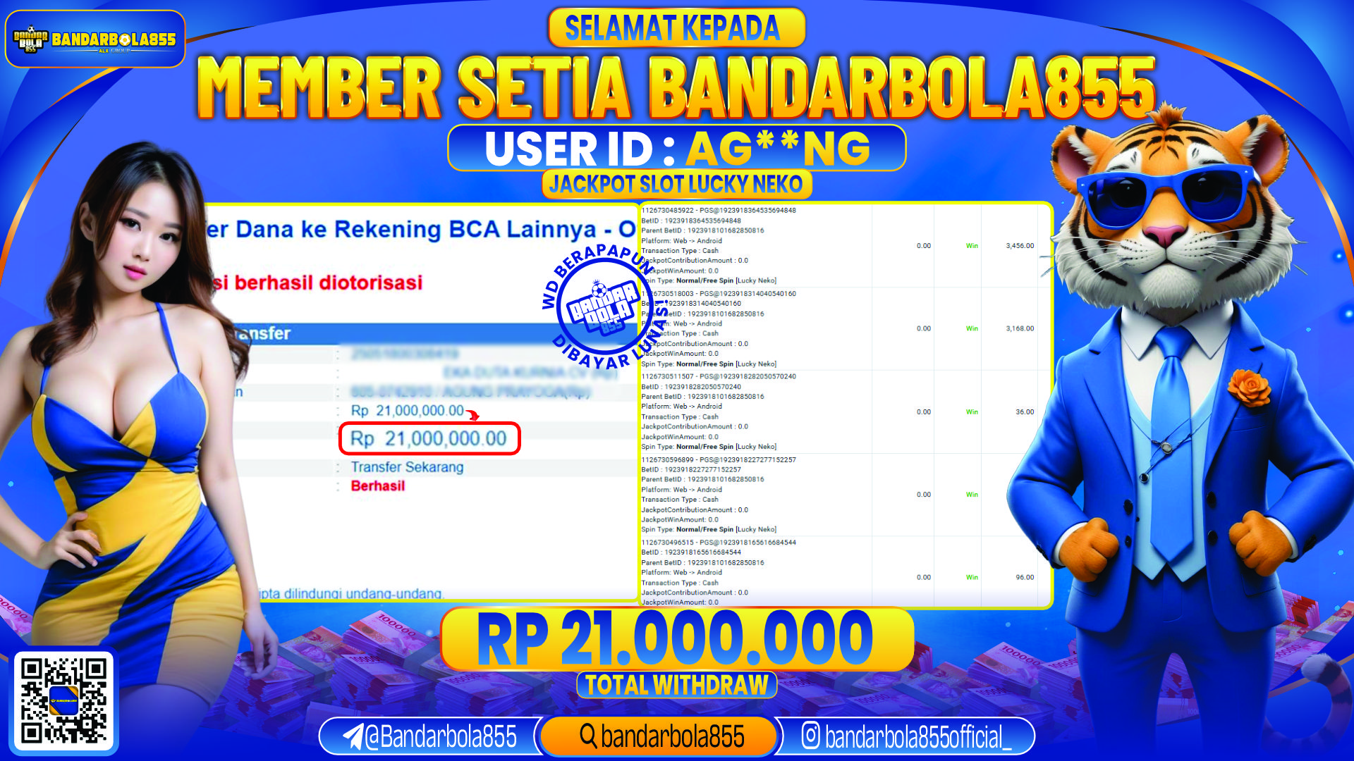 🎖 JACKPOT DI BANDARBOLA855 🎖