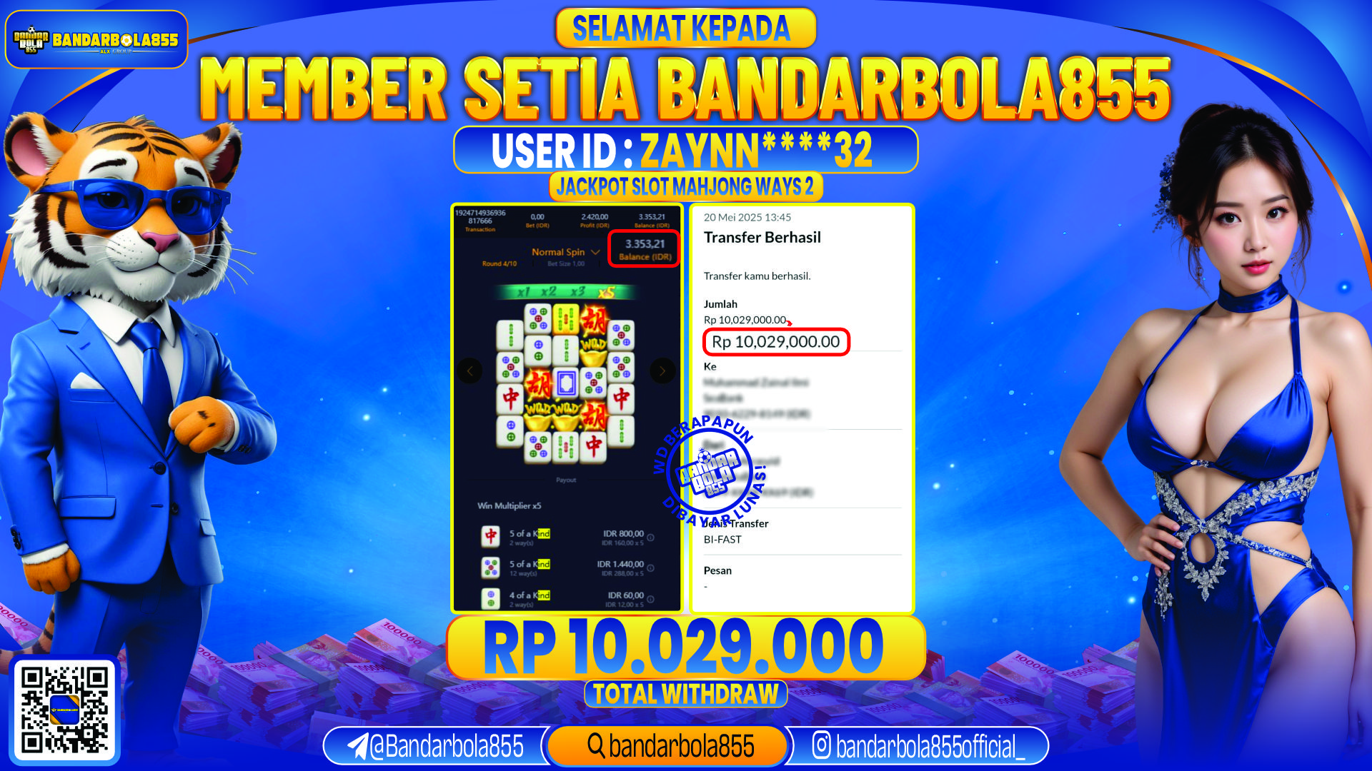 🎖 JACKPOT DI BANDARBOLA855 🎖