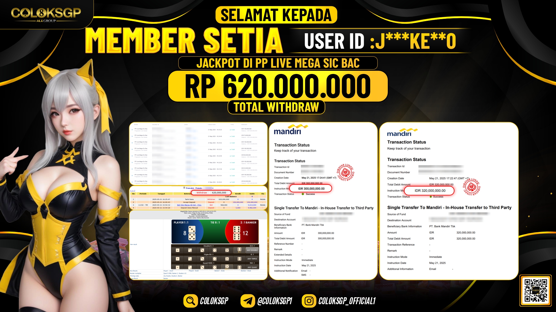 COLOKSGP JACKPOT PP LIVE MEGA SIC BAC