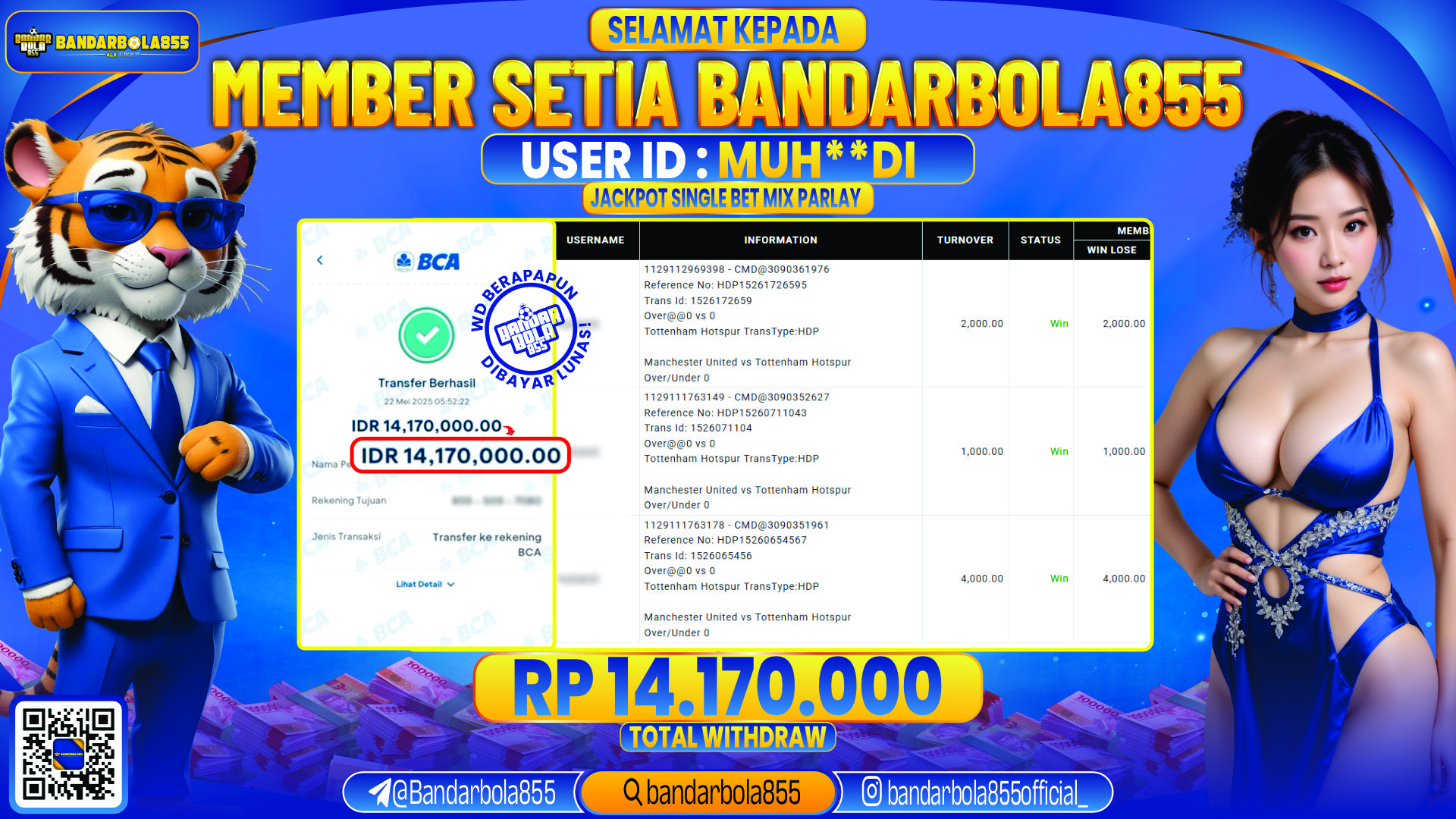 🎖 JACKPOT DI BANDARBOLA855 🎖