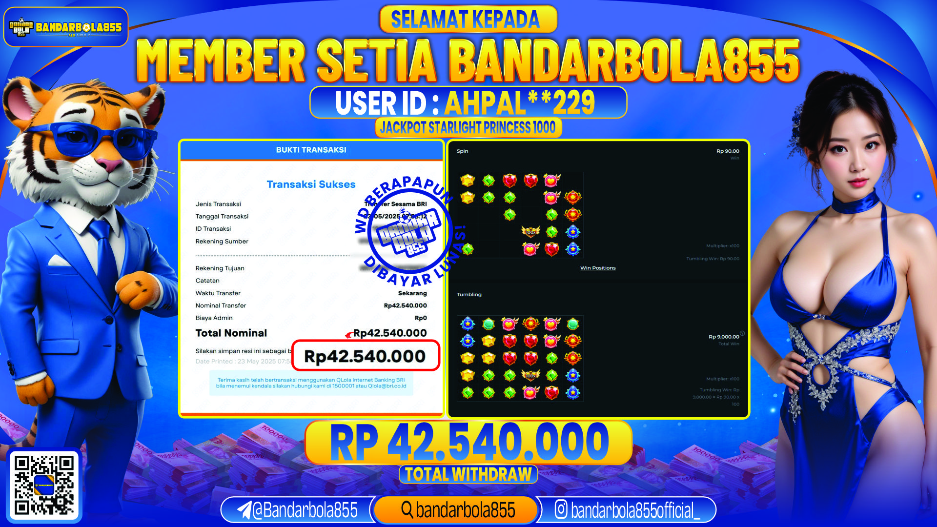 🎖 JACKPOT DI BANDARBOLA855 🎖