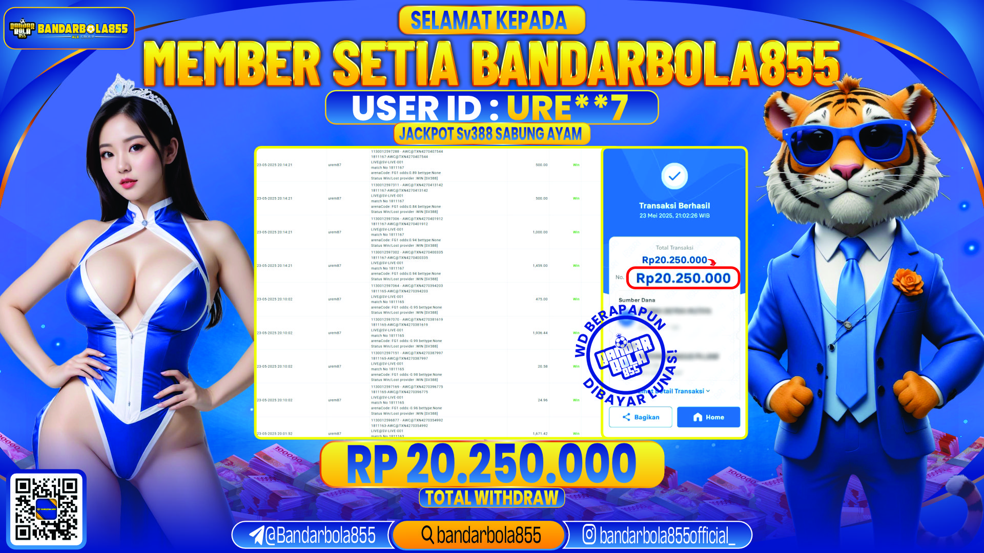 🎖 JACKPOT DI BANDARBOLA855 🎖