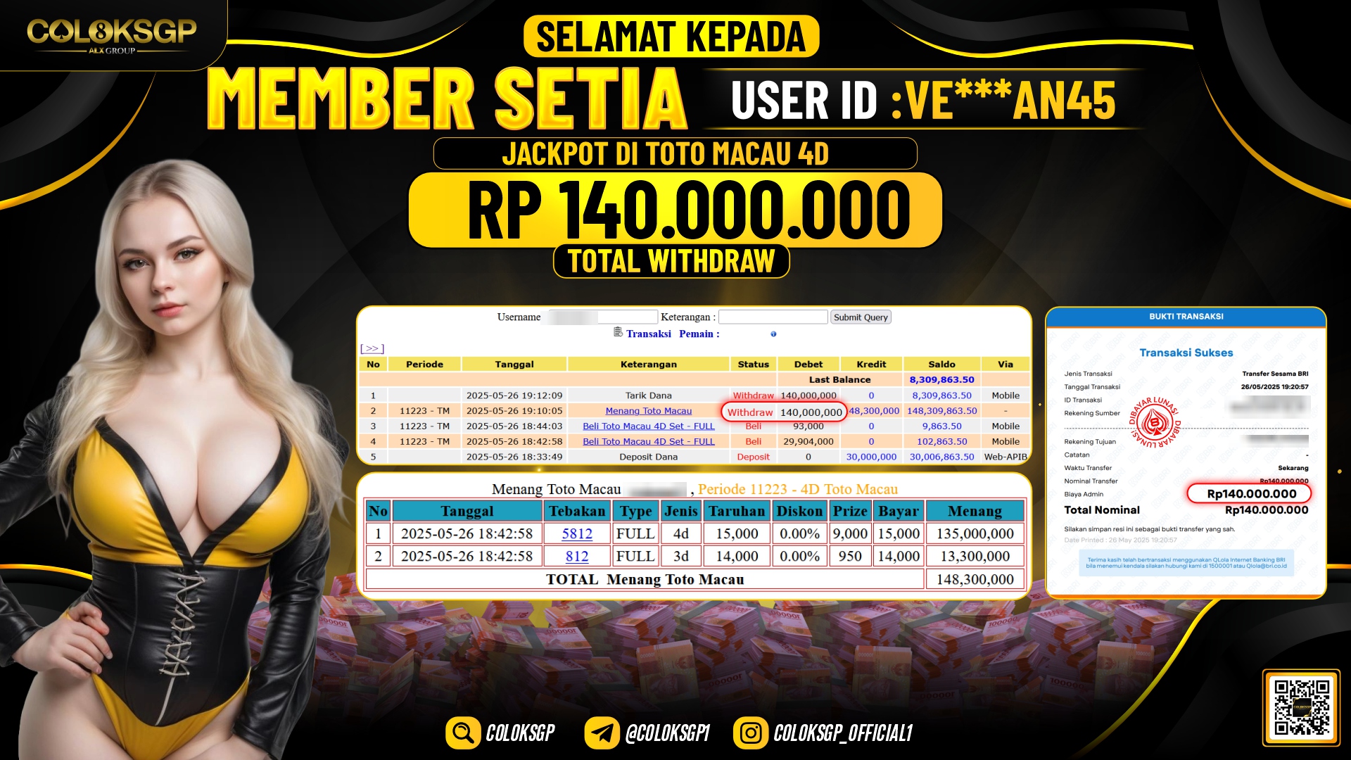 COLOKSGP JACKPOT TOTOMACAU 4D