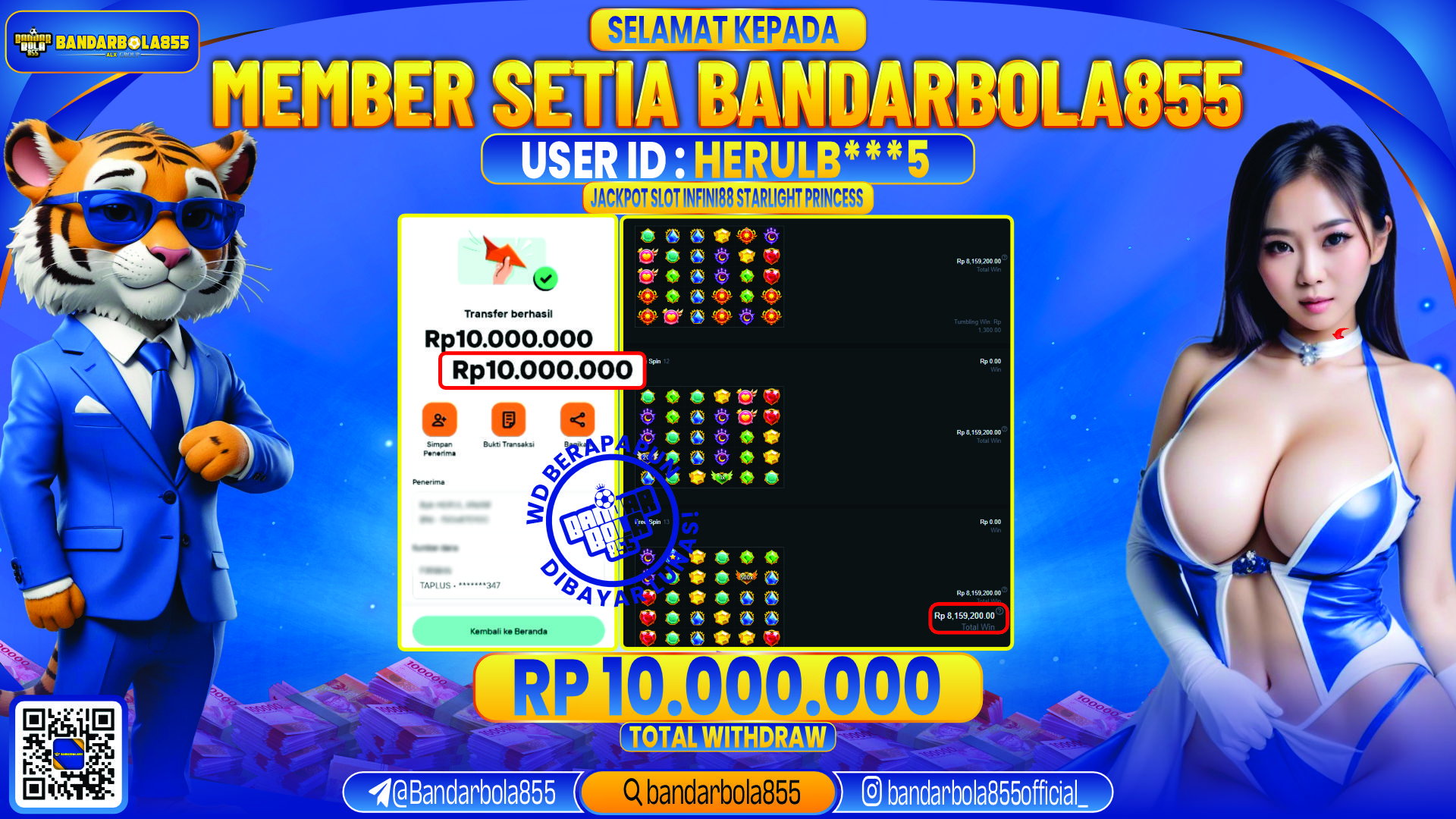 🎖 JACKPOT DI BANDARBOLA855 🎖
