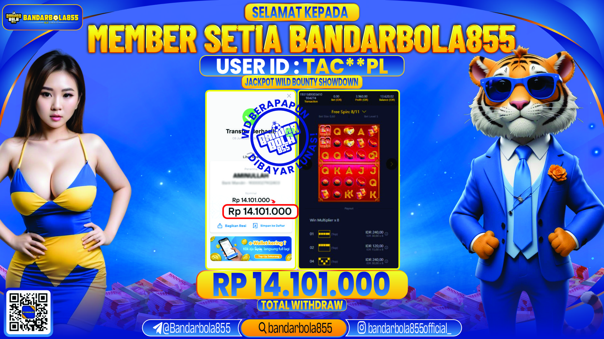 🎖 JACKPOT DI BANDARBOLA855 🎖