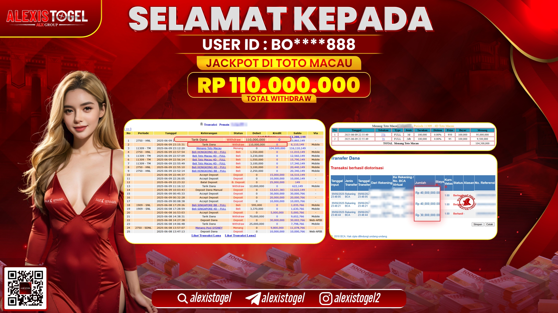 ALEXISTOGEL di TOGEL TOTOMACAU RP.110.000.000 LUNAS