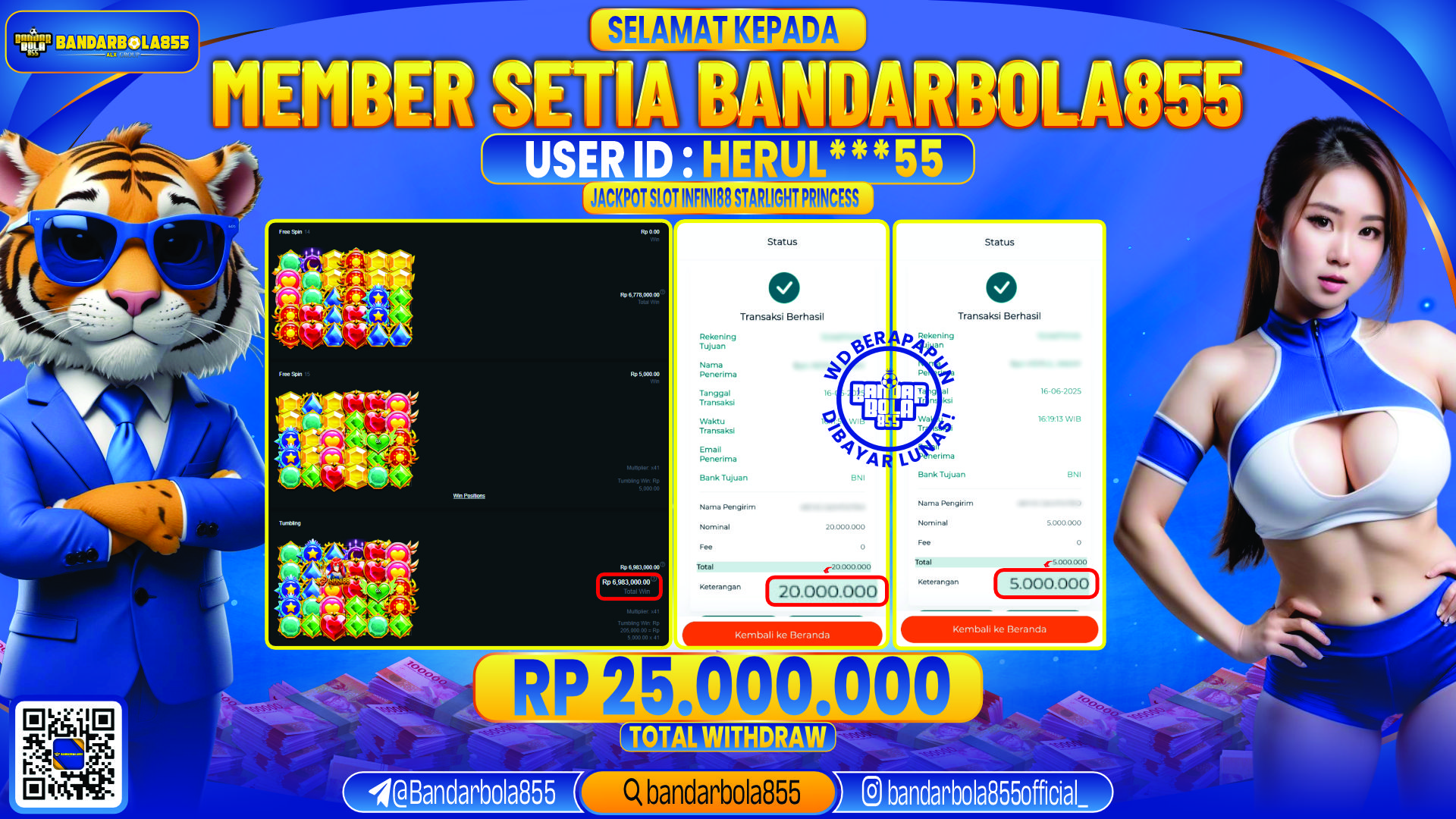 🎖 JACKPOT DI BANDARBOLA855 🎖