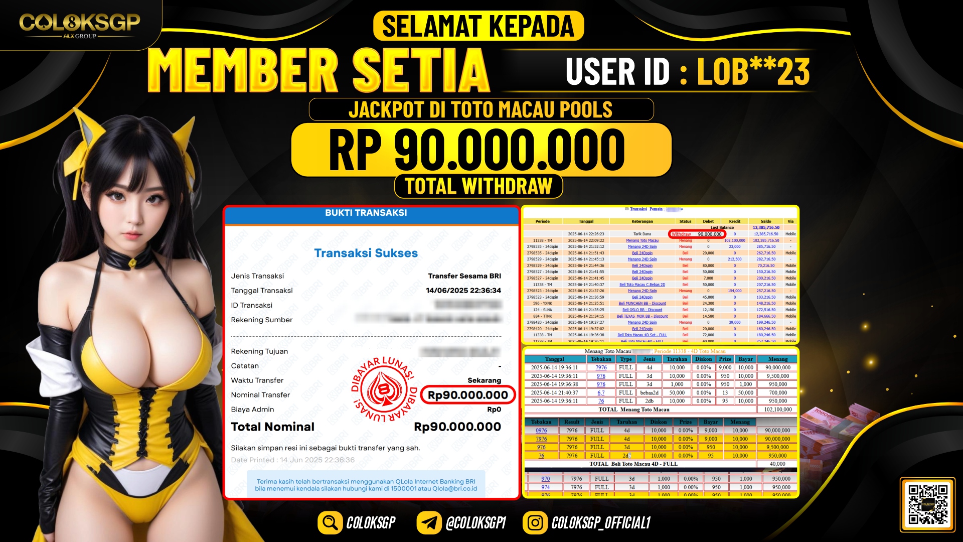 COLOKSGP JACKPOT TOTO MACAU 4D POOLS