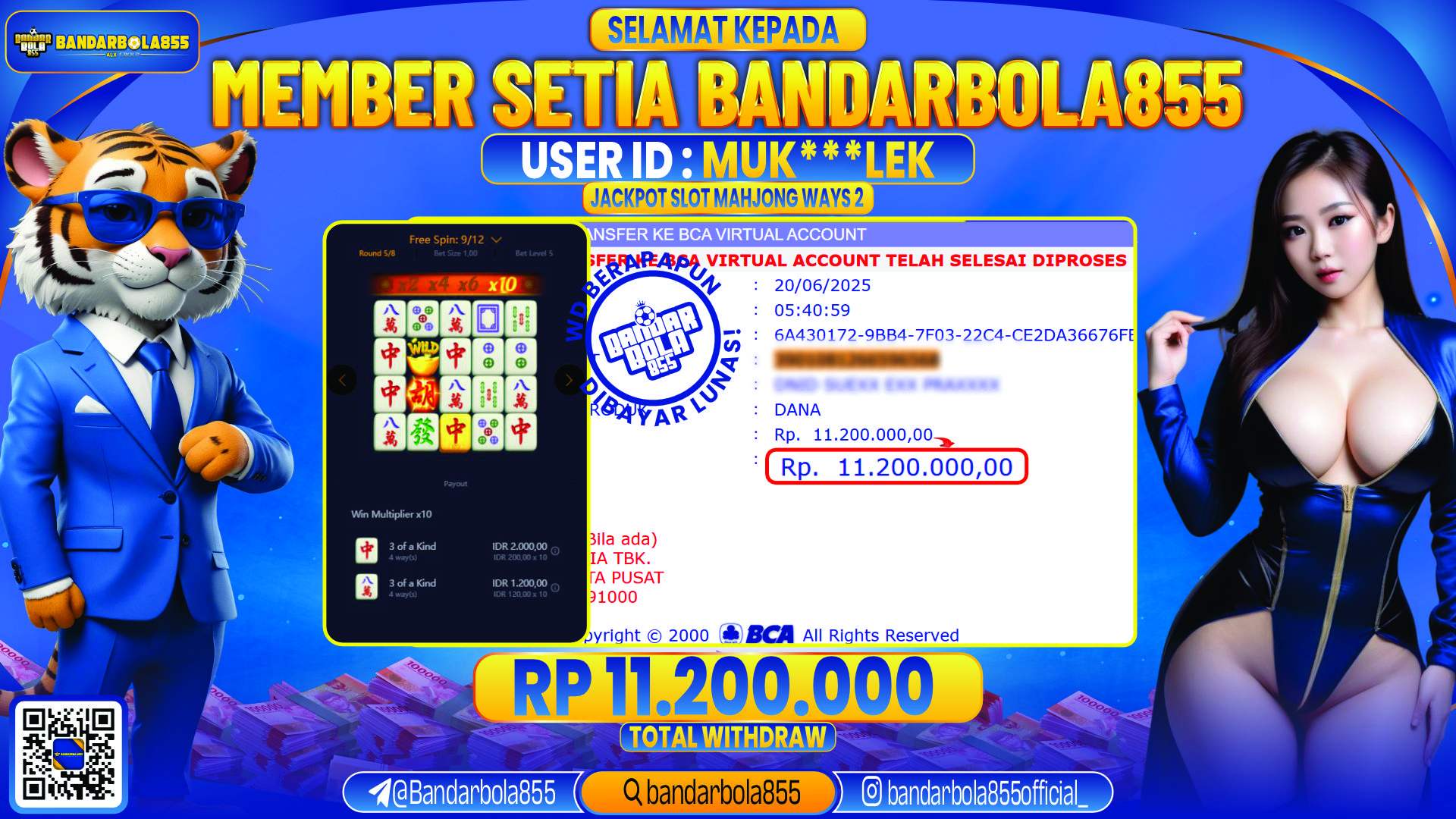 🎖 JACKPOT DI BANDARBOLA855 🎖