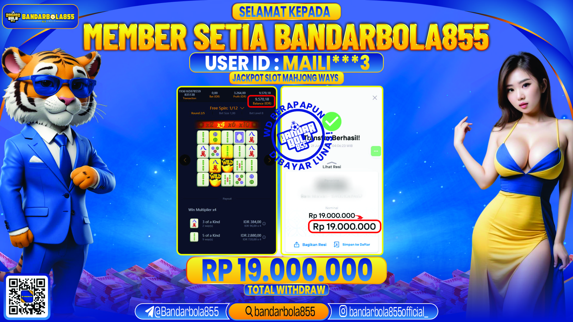 🎖 JACKPOT DI BANDARBOLA855 🎖
