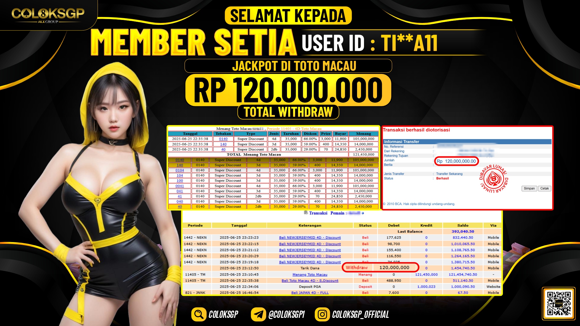 COLOKSGP JACKPOT TOTO MACAU 4D POOLS