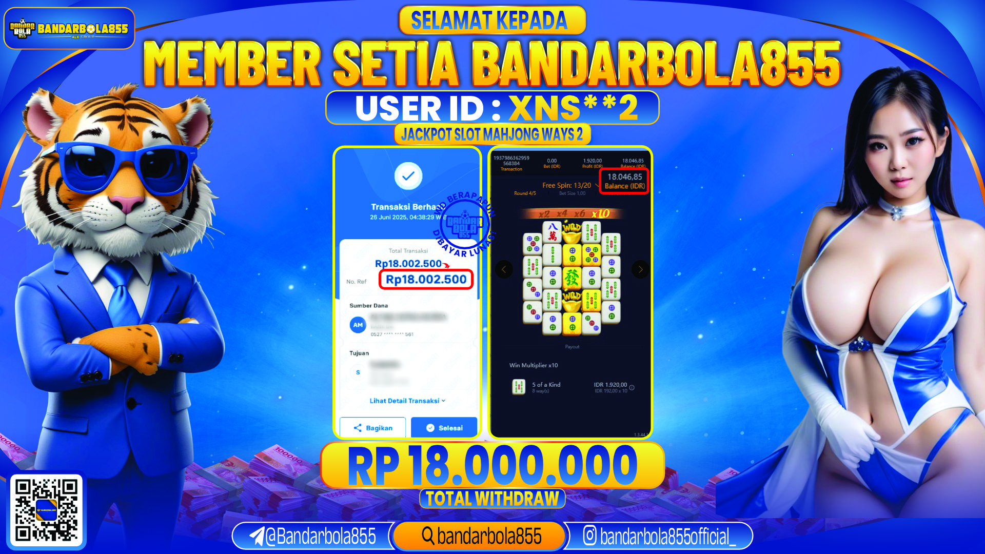 🎖 JACKPOT DI BANDARBOLA855 🎖