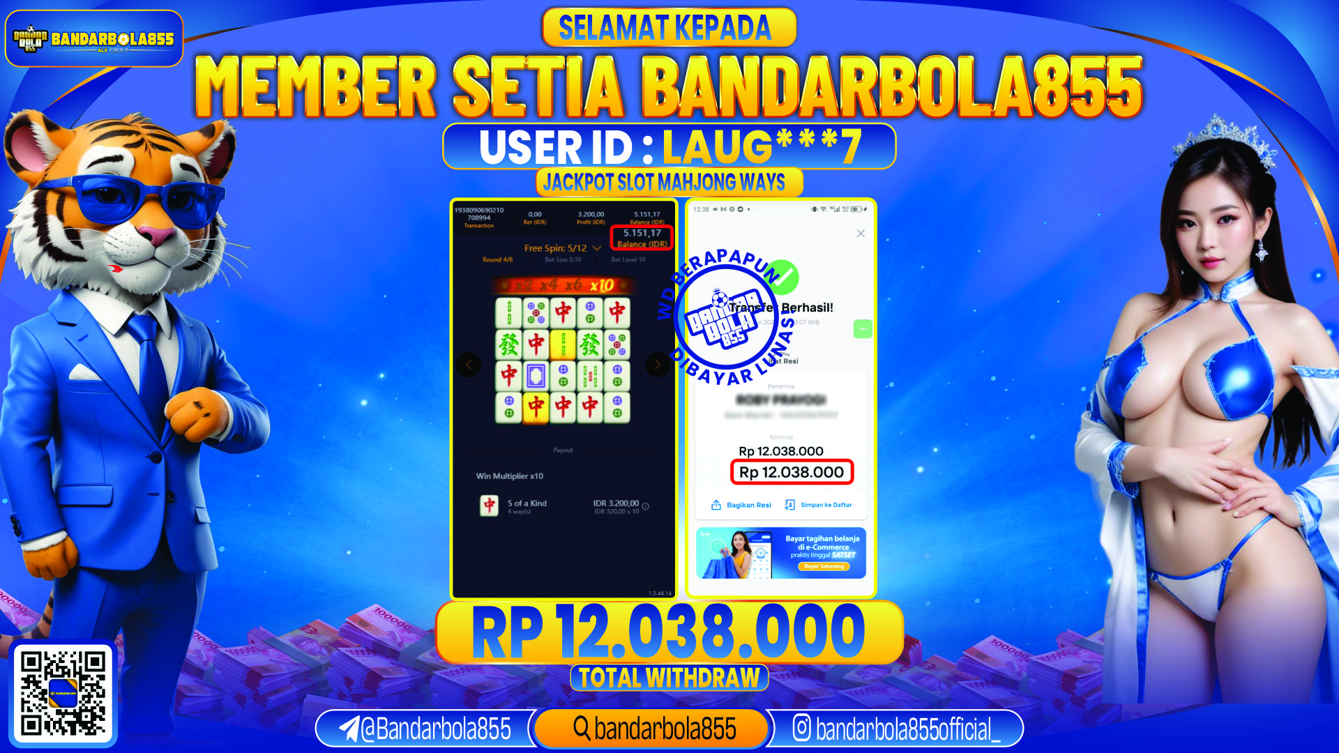 🎖 JACKPOT DI BANDARBOLA855 🎖
