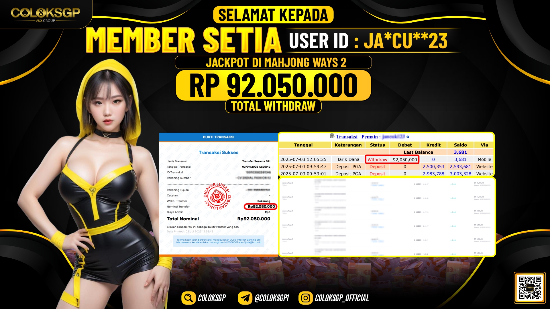 COLOKSGP JACKPOT PGSOFT MAHJONG WAYS 2
