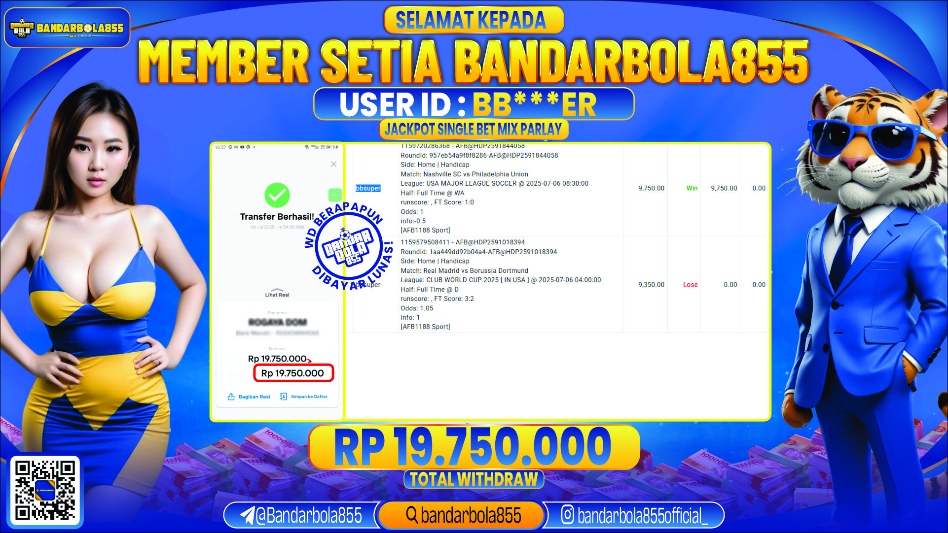 🎖 JACKPOT DI BANDARBOLA855 🎖