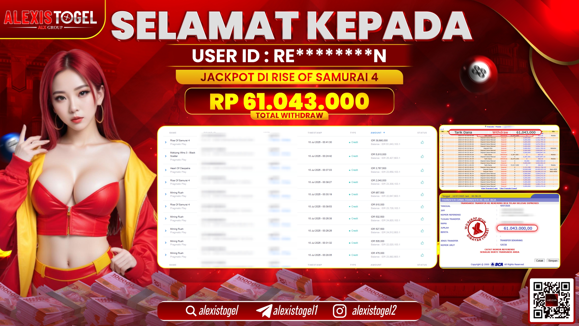 ALEXISTOGEL di RISE OF SAMURAI 4 RP.61.043.000 LUNAS