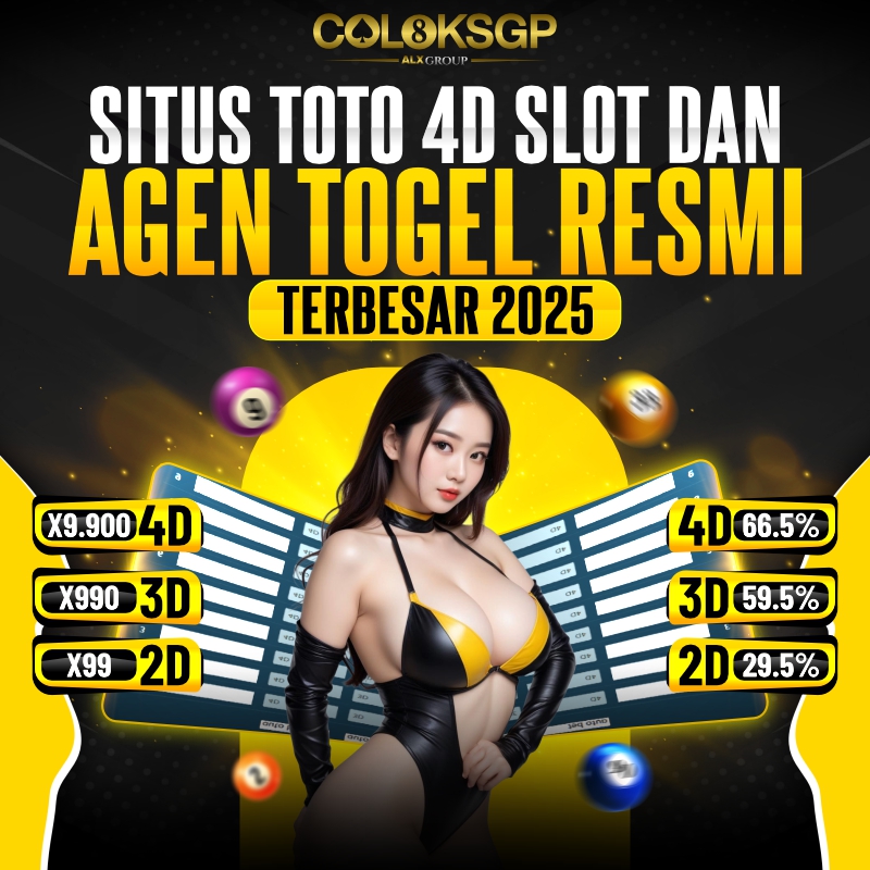 COLOKSGP : Situs Toto 4D Slot & Agen Togel Resmi Terbesar 2025
