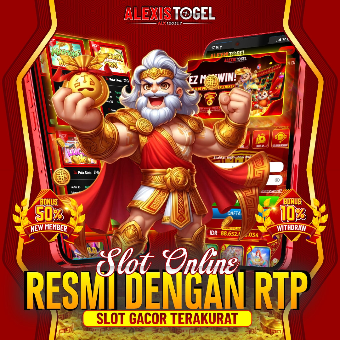 Alexistogel : Slot Online Resmi dengan RTP Slot Gacor Terakurat