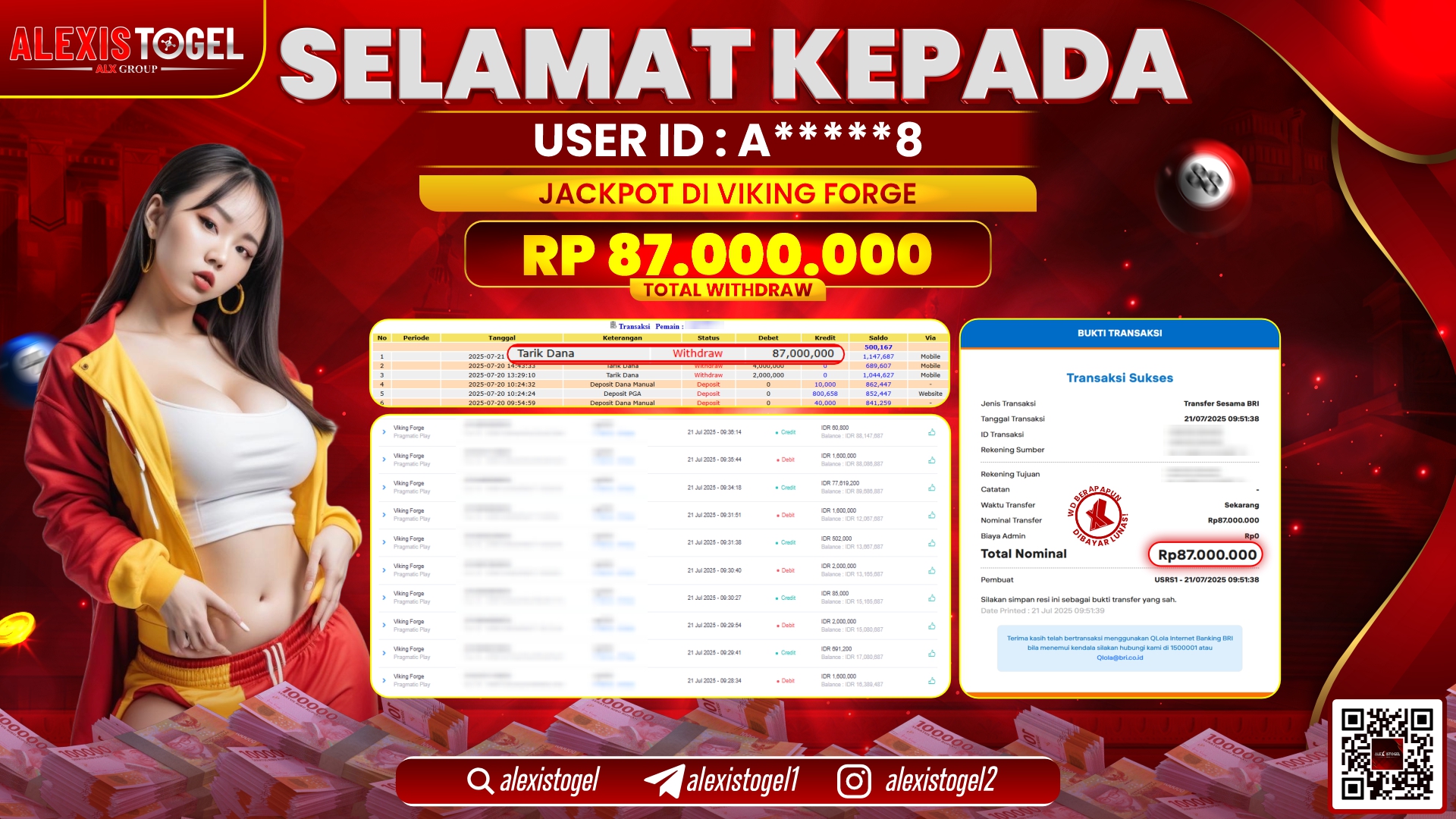 ALEXISTOGEL di SLOT VIKING FORGE RP.87.000.000 LUNAS