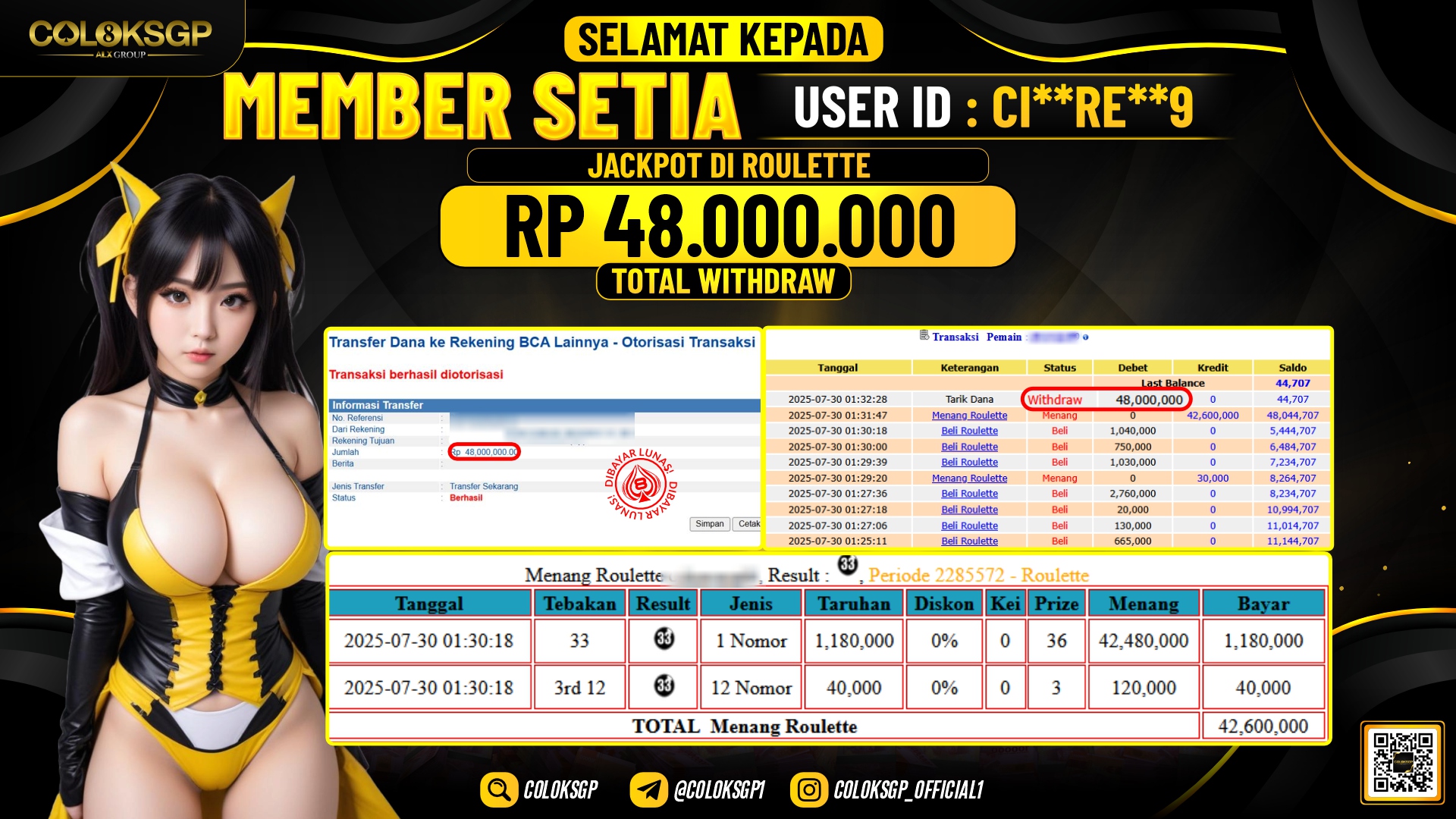 JACKPOT DI LIVEGAMES ROULETTE