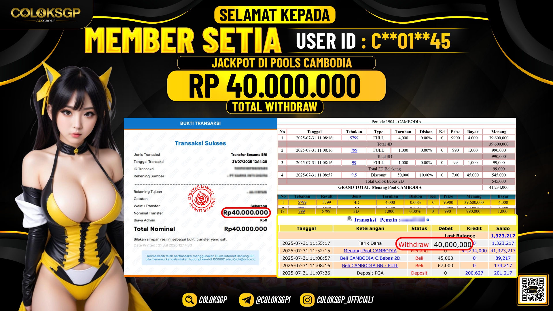 COLOKSGP JACKPOT CAMBODIA POOLS
