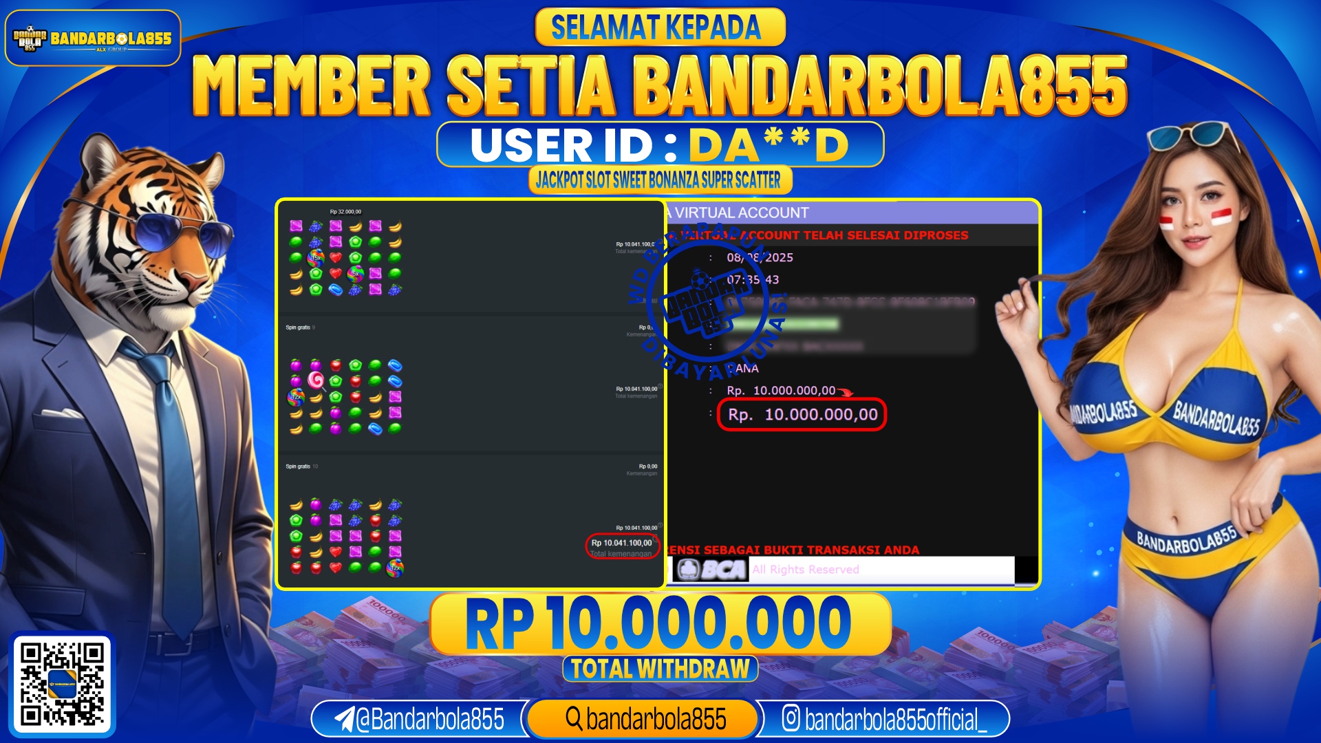 🎖 JACKPOT DI BANDARBOLA855 🎖