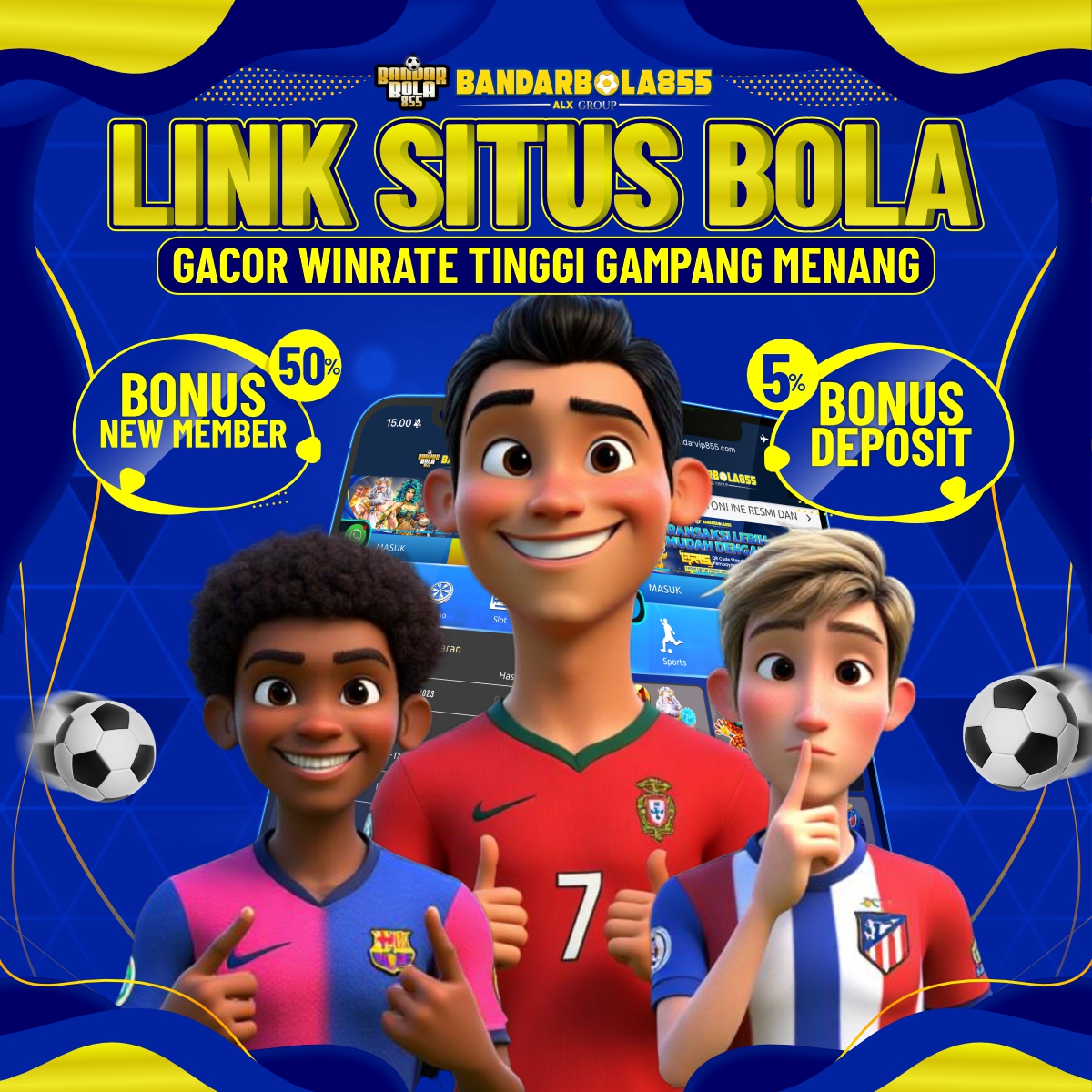 SITUS BANDAR SLOT GACOR RESMI & AGEN BOLA SBOBET TERPERCAYA | BANDARBOLA855