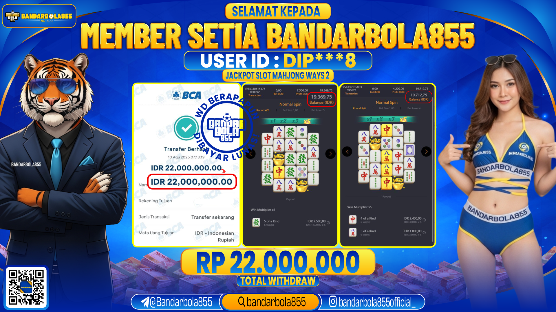 🎖 JACKPOT DI BANDARBOLA855 🎖