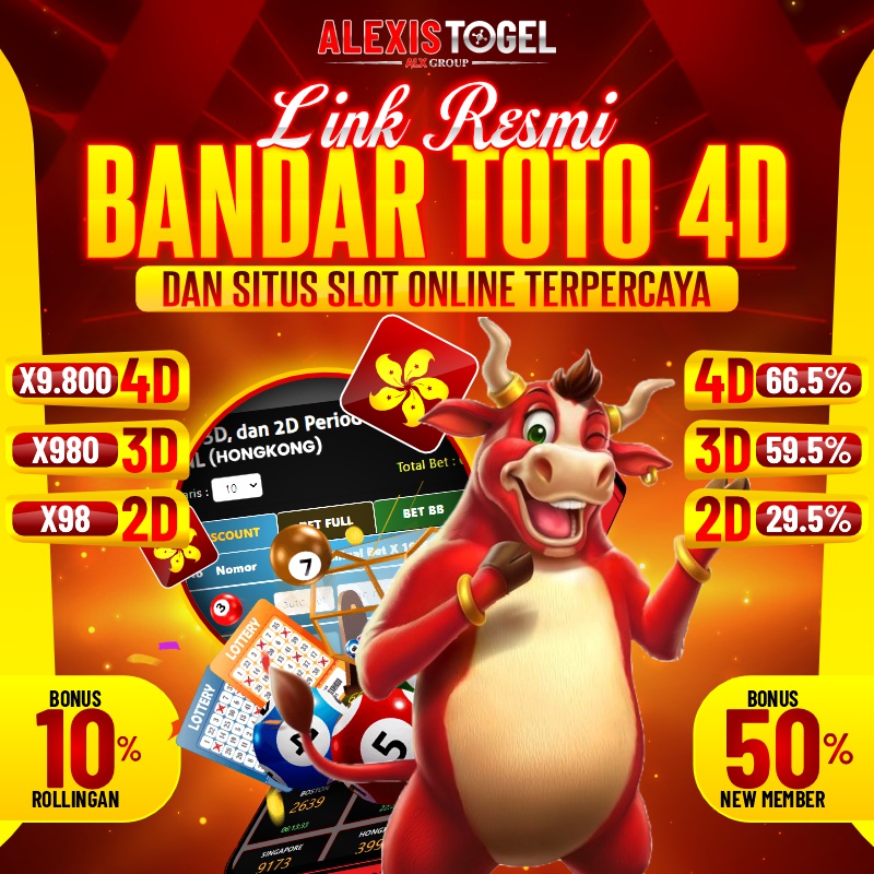 ALEXISTOGEL 🚀 Link Resmi Bandar toto 4d & Situs Slot Online Terpercaya