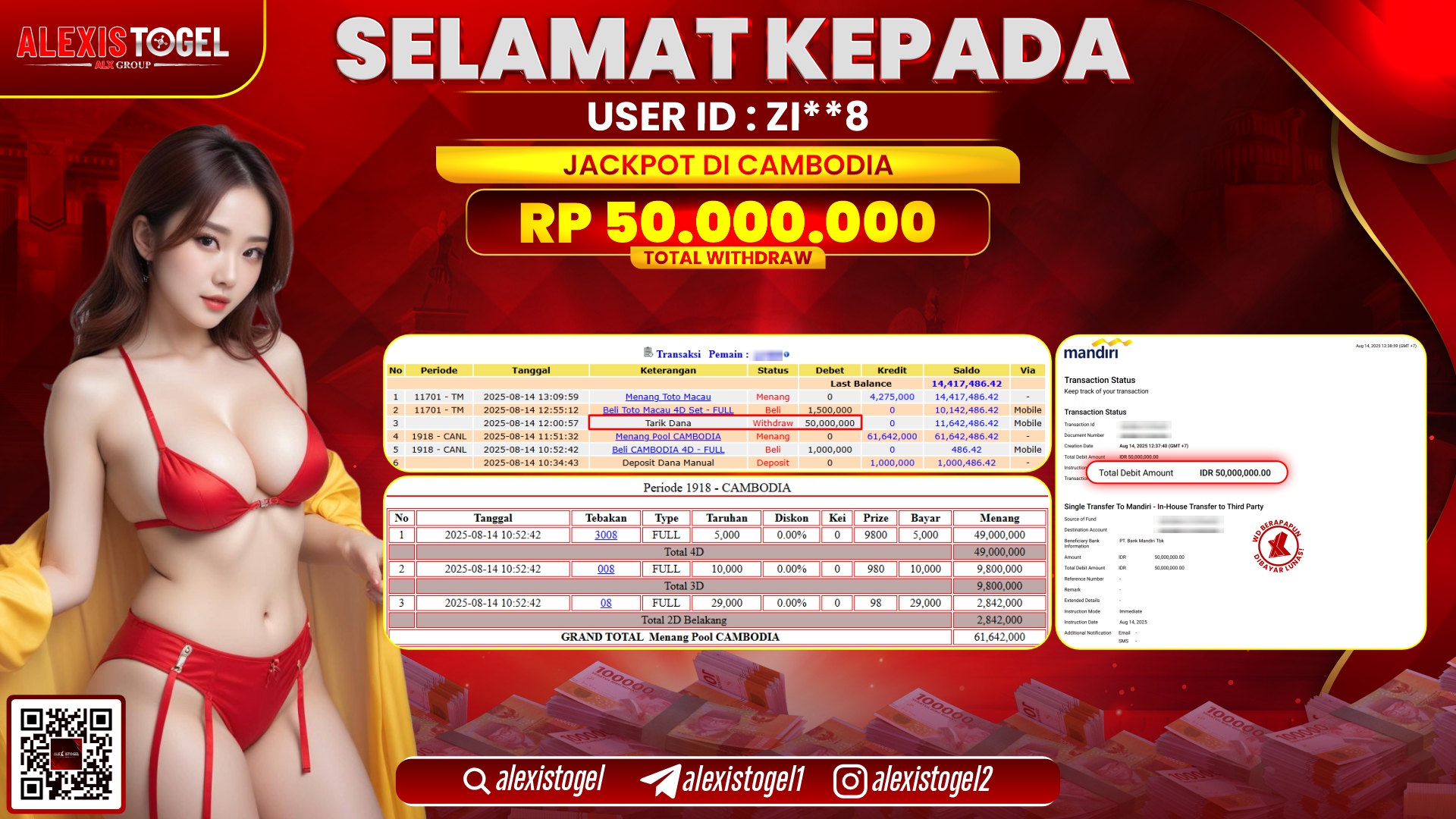 ALEXISTOGEL di TOGEL CAMBODIA RP.50.000.000 LUNAS