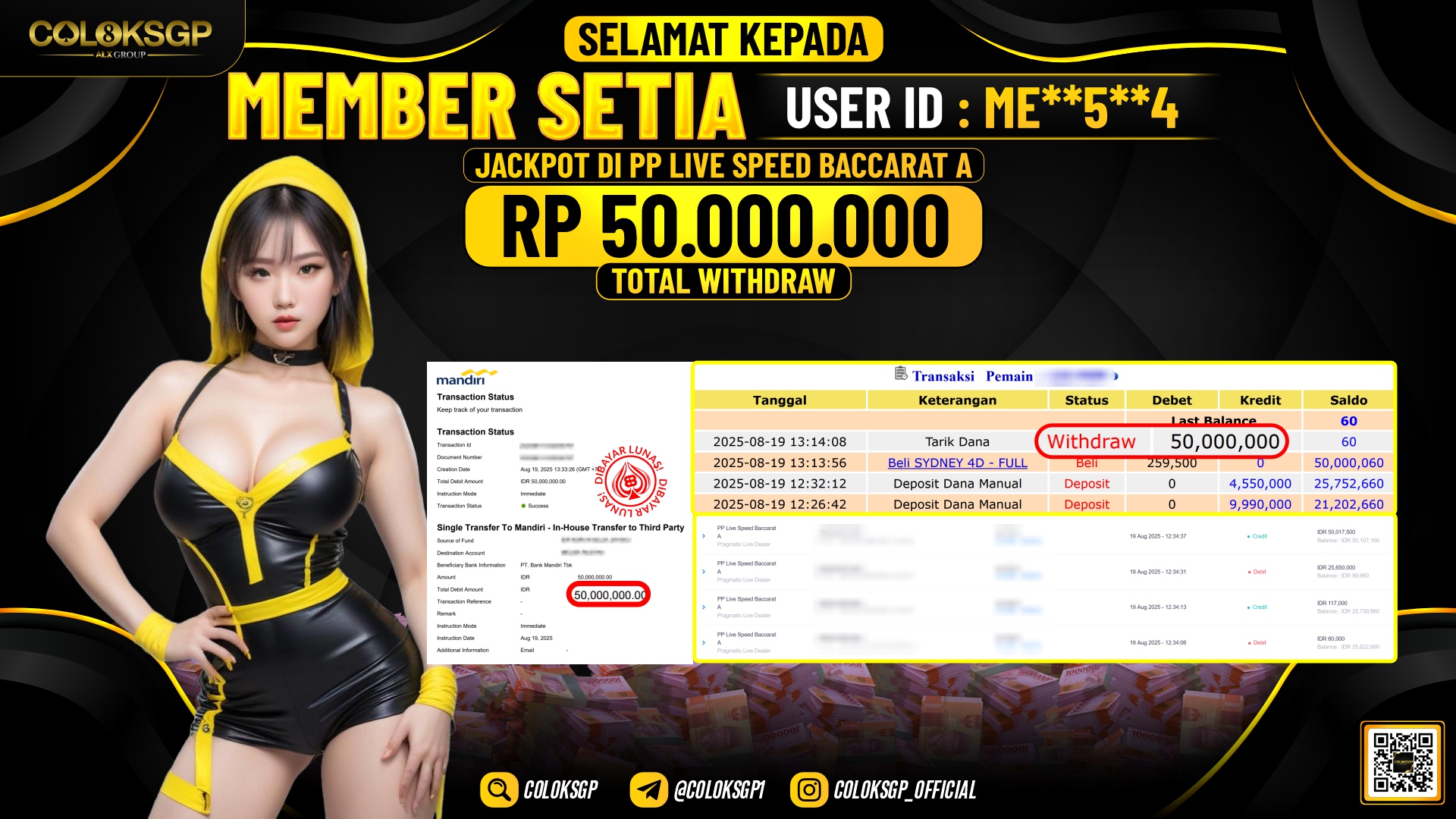 COLOKSGP JACKPOT PP LIVE SPEED BACCARAT A