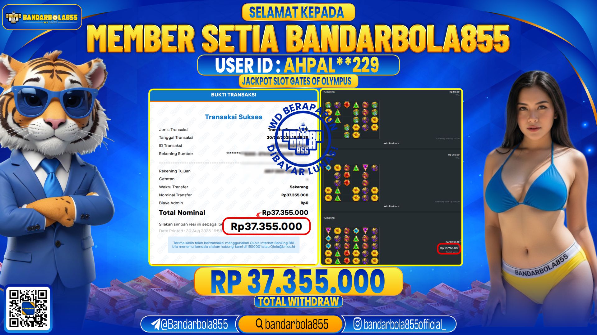 🎖 JACKPOT DI BANDARBOLA855 🎖