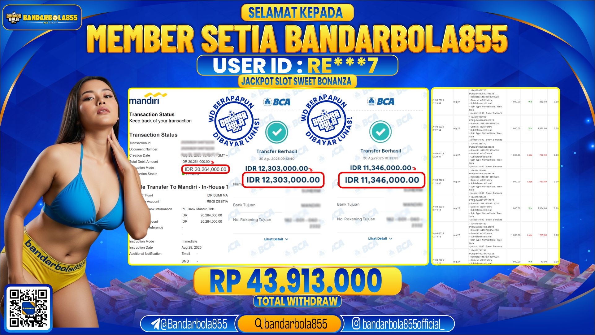 🎖 JACKPOT DI BANDARBOLA855 🎖