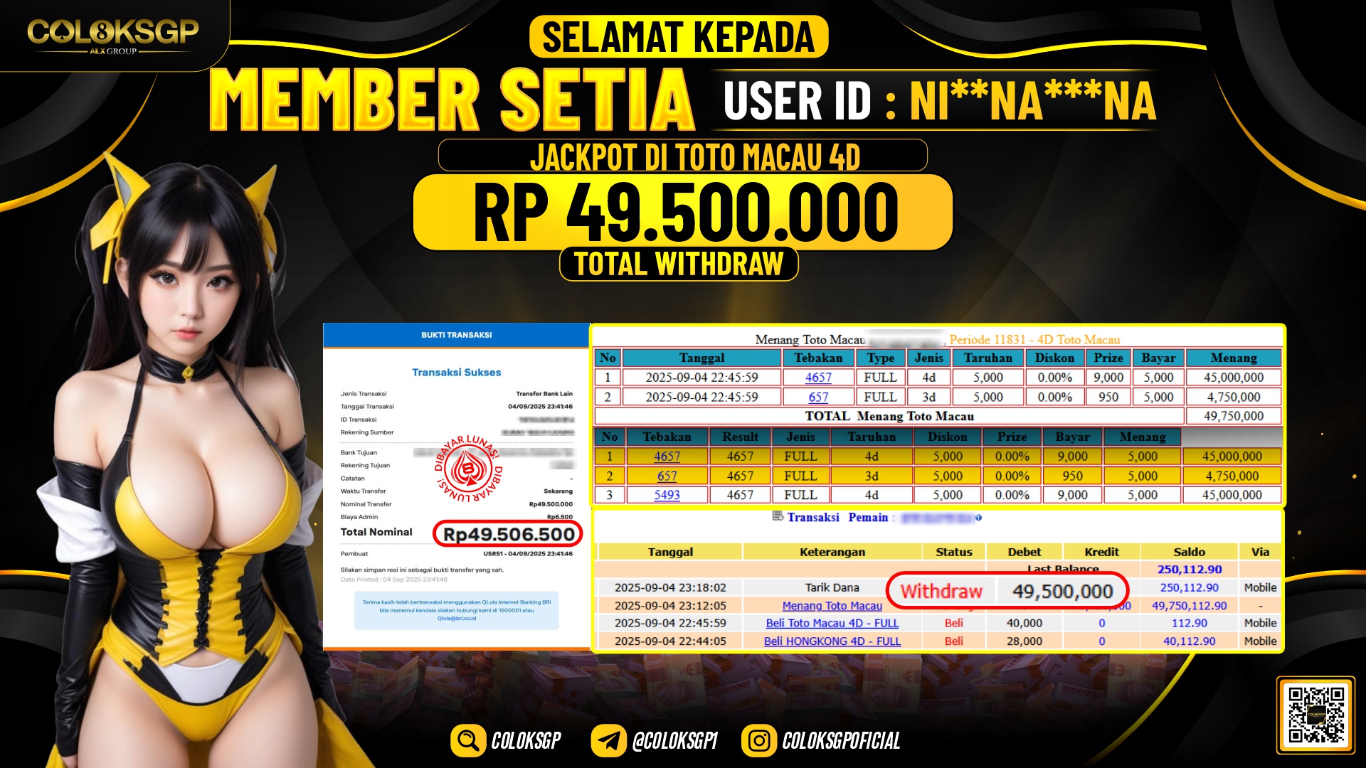 COLOKSGP JACKPOT TOTOMACAU 4D