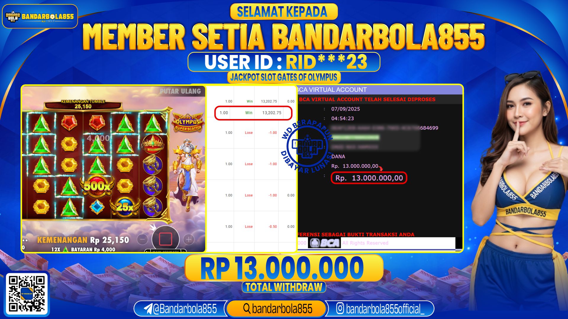 🎖 JACKPOT DI BANDARBOLA855 🎖