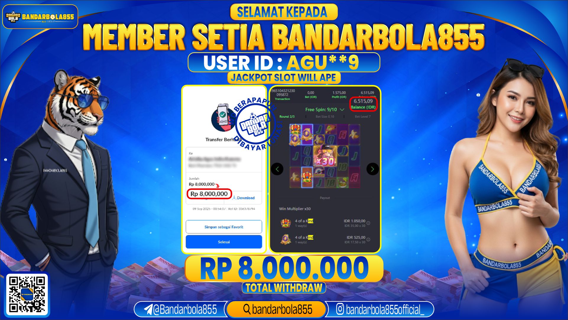 🎖 JACKPOT DI BANDARBOLA855 🎖