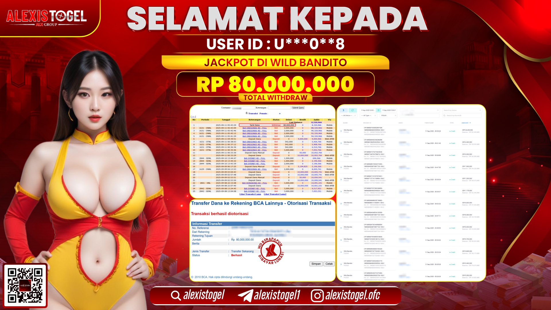 ALEXISTOGEL di SLOT GATES OF OLYMPUS RP.72.000.000 LUNAS