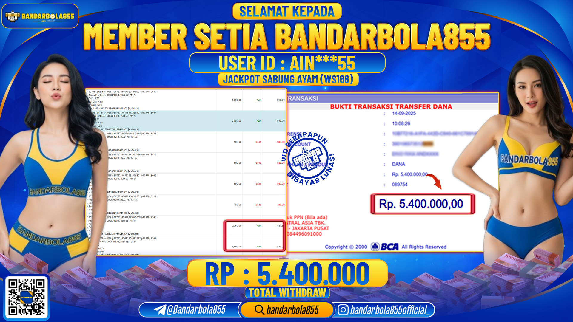 🎖 JACKPOT DI BANDARBOLA855 🎖