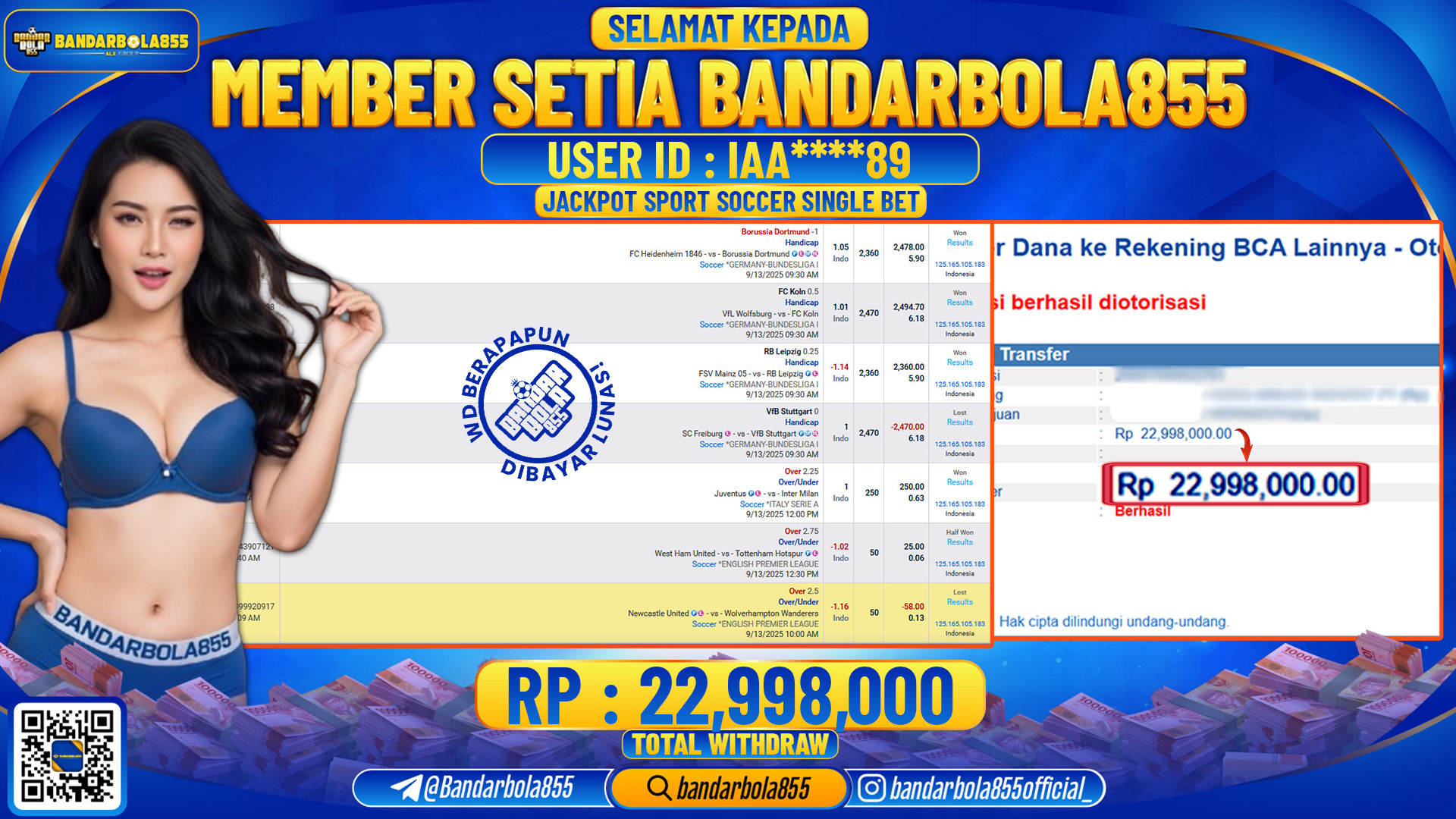 🎖 JACKPOT DI BANDARBOLA855 🎖