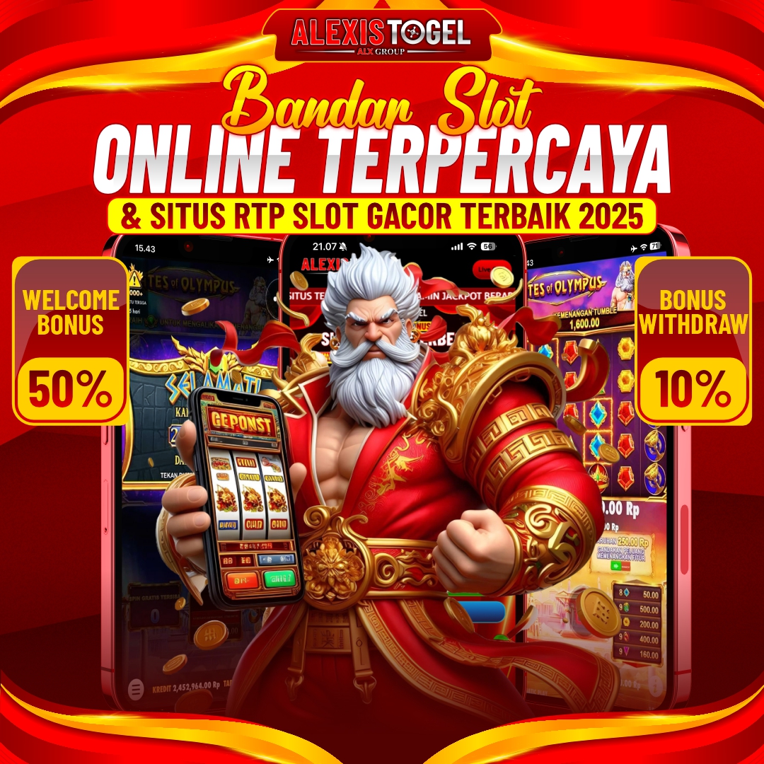 ALEXISTOGEL: Bandar Slot Online Terpercaya & Situs RTP Slot Gacor Terbaik 2025 image 1