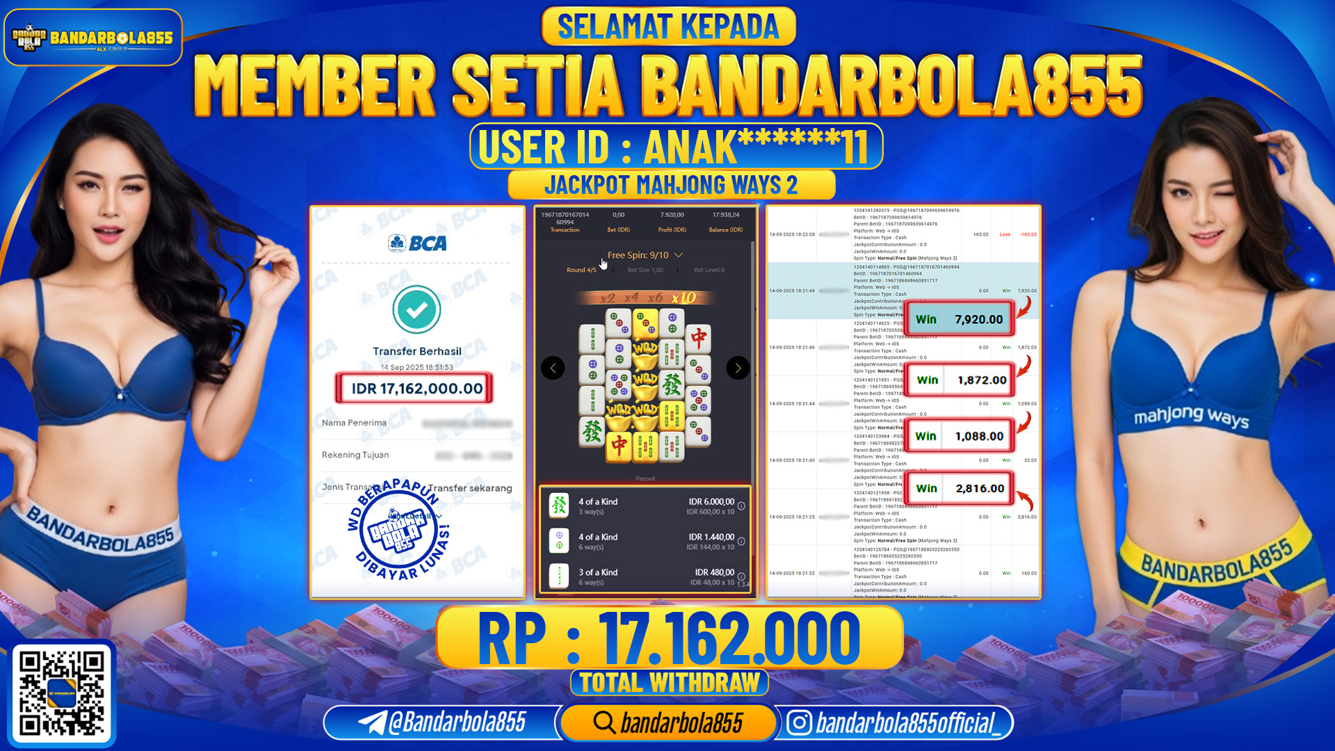 🎖 JACKPOT DI BANDARBOLA855 🎖