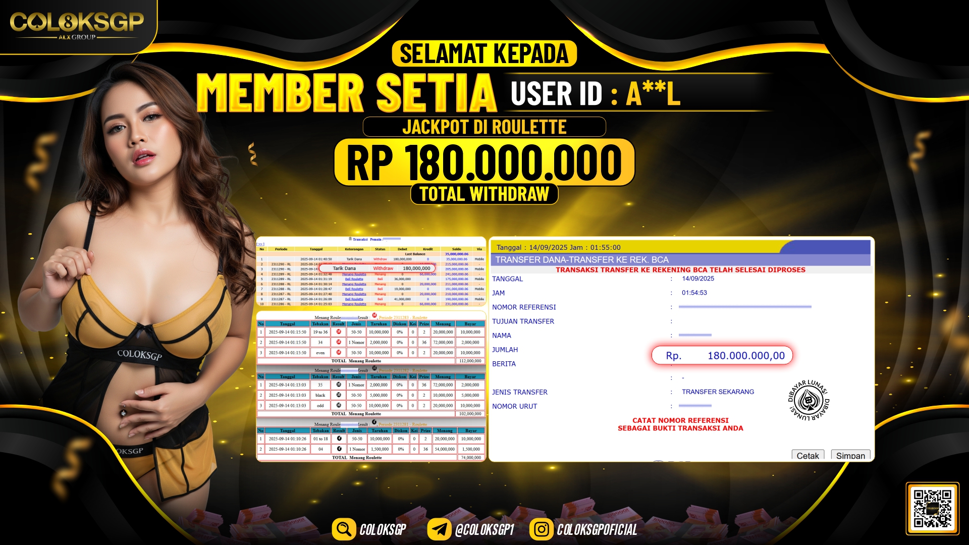 COLOKSGP JACKPOT LIVE GAMES ROULETTE