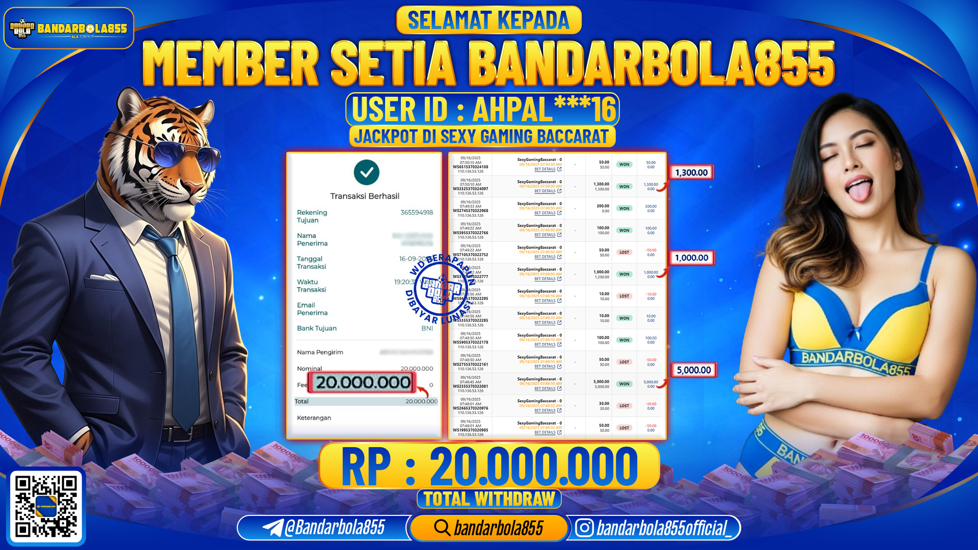 🎖 JACKPOT DI BANDARBOLA855 🎖