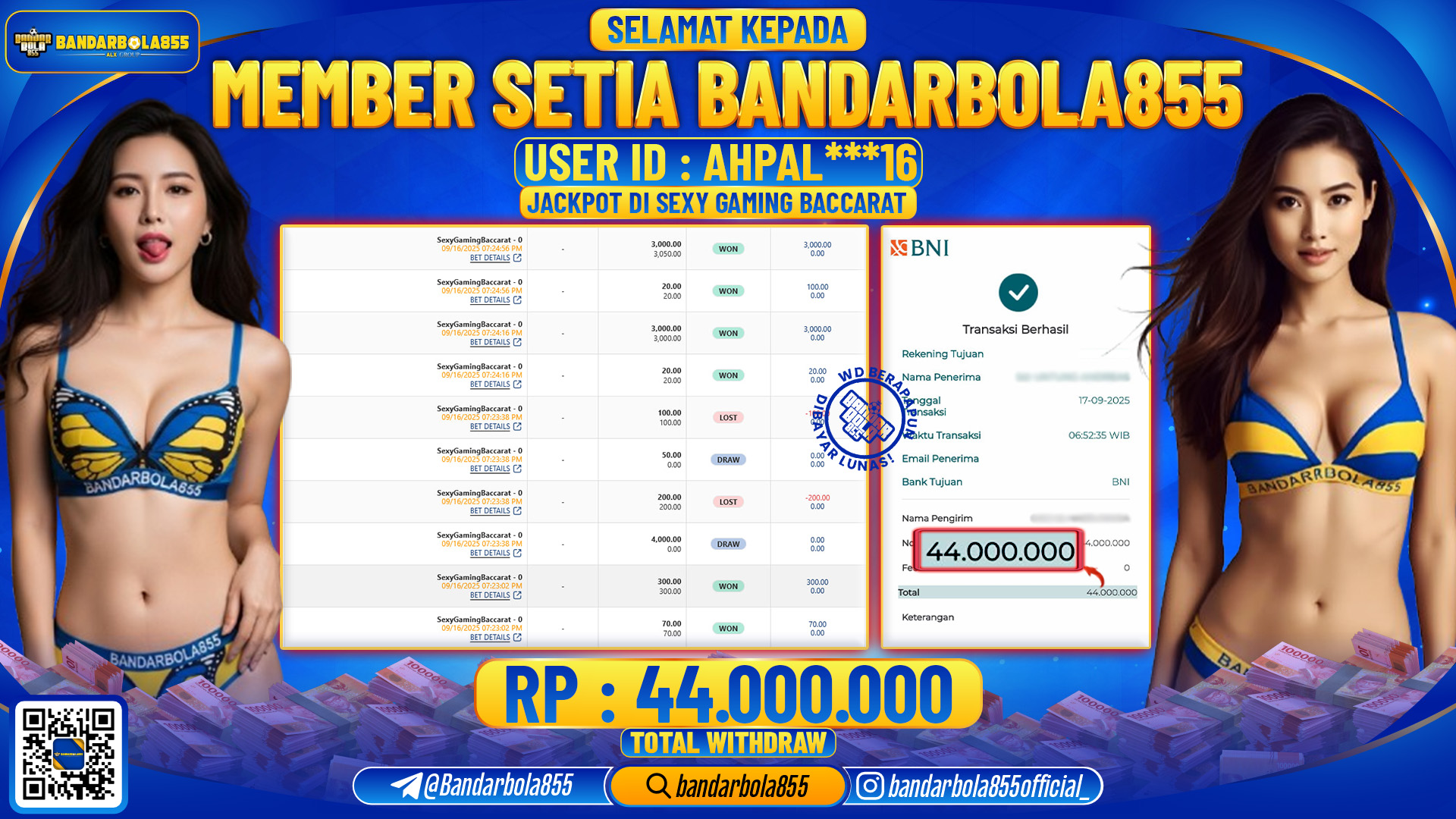 🎖 JACKPOT DI BANDARBOLA855 🎖